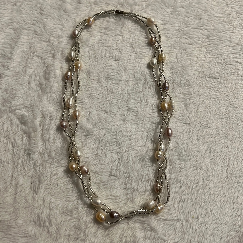 Freshwater Pearl Beaded Necklace